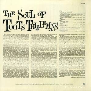 A00592128/LP/トゥーツ・シールマンス & レイ・ブライアント・トリオ「The Soul Of Toots Thielemans (1986年・K26P-6446)」の画像2