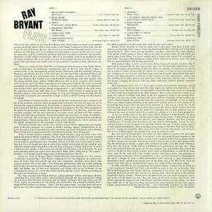 A00592124/LP/レイ・ブライアント「Ray Bryant Plays (1986年・K26P-6408・MONO・ソウルジャズ・ハードバップ・クールジャズ)」の画像2