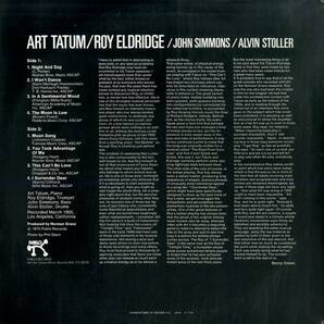 A00592103/LP/アート・テイタム / ロイ・エルドリッジ「The Art Tatum - Roy Eldridge - Alvin Stoller - John Simmons Quartet (1977年の画像2