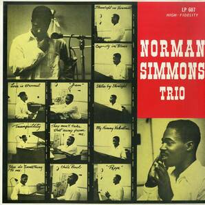 A00591967/LP/ザ・ノーマン・シモンズ・トリオ「Norman Simmons Trio (1983年・UPS-2233-BC・クールジャズ)」の画像1