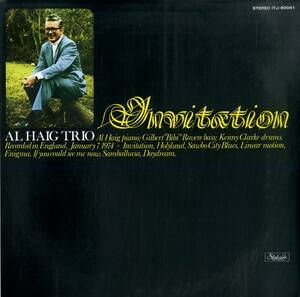 A00591728/LP/アル・ヘイグ・トリオ(AL HAIG TRIO)「Invitation (1975年・ITJ-80041・バップ)」