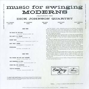 A00591275/LP/ディック・ジョンソン・カルテット「Music For Swinging Moderns (1993年・DMJ-5054・完全予約限定プレス・THE FINAL PRESSの画像2