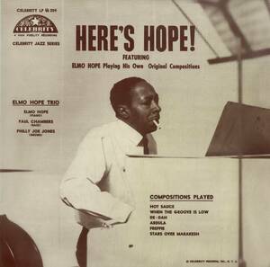 A00591198/LP/エルモ・ホープ・トリオ (ELMO HOPE TRIO)「Heres Hope! 日本初登場 (1991年・TFJL-38006・ポストバップ)」