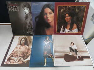 A00592725/●LPx6/エミルー・ハリス (EMMYLOU HARRIS)「アルバム4作品+ベスト2作品 (全6点セット)」