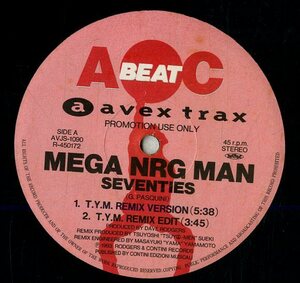 A00592915/12インチ/Mega NRG Man/De Niro「Seventies (Remix) / Start (Remix)」