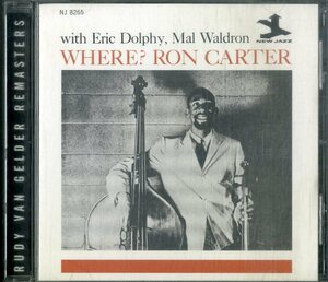 D00161210/CD/Ron Carter With Eric Dolphy/Mal Waldron「Where?」
