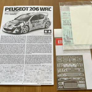 ★タミヤ 1/24 プジョー206 WRC + スタジオ27グレードアップパーツの画像5