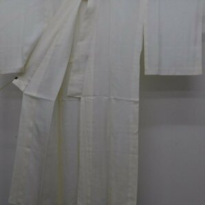 〔楽布〕P28860 正絹 絽 白襦袢 単衣 kの画像2