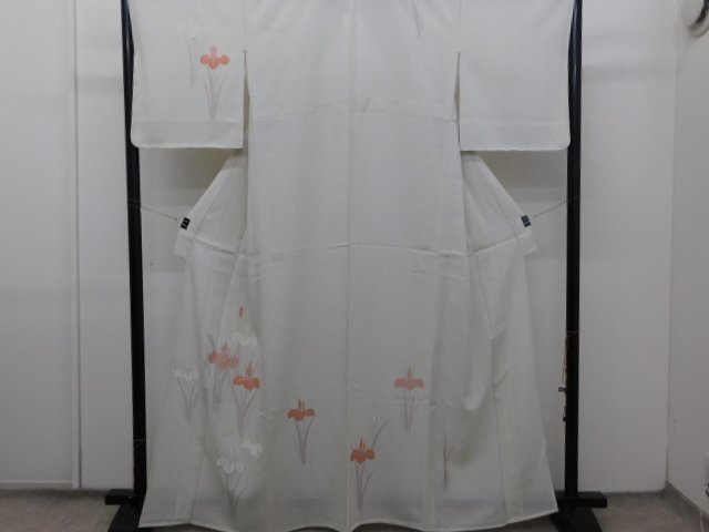 [Rakufu] P29035 Sommerseide, handbemalte Yuzen, Abonnieren, einlagig k, Mode, Damen-Kimono, Kimono, Tsukesage