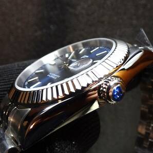 送料無料・新品〓 PAGANI DESIGN・パガーニデザイン・オマージュウォッチ腕時計 機械式NH35Ａ・ PD-1645・315Lフルステンレス製・ブルーの画像3