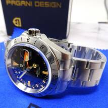 送料無料・新品・パガーニデザイン PAGANI DESIGN オマージュウォッチ腕時計 GMT針 機械式 PD-1693・SUS316Lフルステンレス製モデル_画像10