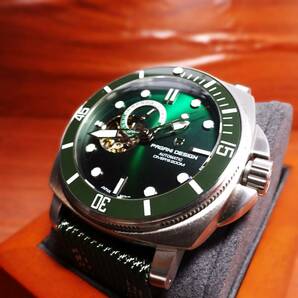 送料無料・〓新品〓腕時計 パガーニデザイン PAGANI DESIGN 機械式・NH39Ａ・オープンハート・オマージュウォッチ・サファイア・PD-1736・Gの画像10
