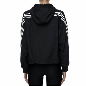 新品未使用 adidas ナイロンジャケット【M】定価8990円 アディダス 上着 ジャケット ナイロン 黒 アウター カジュアル スポーツ 運動 8435の画像6