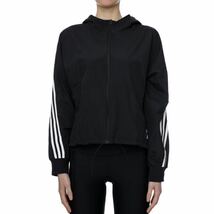 新品未使用 adidas ナイロンジャケット【M】定価8990円 アディダス 上着 ジャケット ナイロン 黒 アウター カジュアル スポーツ 運動 8435_画像3