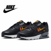 新品未使用 NIKE エアマックス 90【26cm】定価18700円 ナイキ AIR MAX スニーカー 天然皮革 AIRMAX 靴 シューズ 4229 黒_画像1