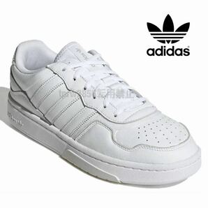 新品未使用 アディダス 【26.5cm】 コーティック 定価12100円 レザー 天然皮革 Courtic adidas originals スニーカー 靴 本革 白 3589 ローの画像1