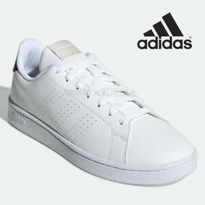 新品未使用 アディダス ADVANCOURT【27cm】定価8470円 スニーカー adidas アドバンコート 靴 白 カジュアル 5536 ローカット シューズ