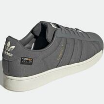 新品未使用 adidas スーパースター【27cm】定価14500円 superstar レザー 天然皮革 スニーカー アディダス super star 1602 靴 グレー_画像8