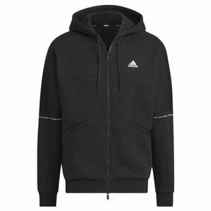 新品 adidas セットアップ 【2XL】定価18000円 スウェット ジャージ アディダス カジュアル スポーツ 運動 上下 黒 7357 パンツ ズボンの画像3