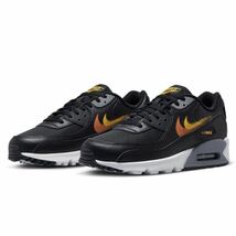 新品未使用 NIKE エアマックス 90【28cm】定価18700円 ナイキ AIR MAX スニーカー 天然皮革 AIRMAX 靴 シューズ 4229 黒_画像3