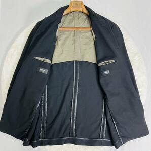 【美品】 正規品 HUGO BOSS ヒューゴ ボス ストレッチウールコート ジャケット 3Lサイズ相当の画像3