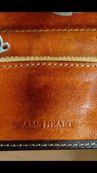 BEAMS HEART キーケース ブラウン 本革