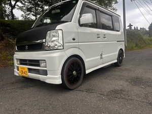 エブリーワゴン☆レザーセレクション☆車検R8年4/21☆売り切ります。落札金額とリサイクル10010円と自動車税のみ