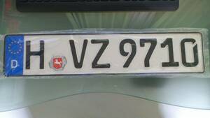 ユーロプレート ナンバープレート 本物 ドイツ 911 