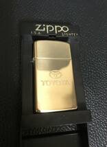 ★★★★★ (未使用) ZIPPO SLIM ★ZIPPO TOYOTA ★希少・ヴィンテージ★ZIPPO ジッポー★ H- XIV-1998年製造 _画像9