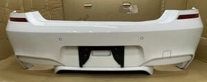 美品 Used item 凹無 BMW M6 Coupe F12/13 後期 M6 Genuine リアBumper スポイラー ディフューザーincluded ColorアルピンヴァイスIII (300) 白 2012