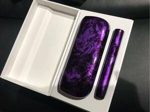 紫 パープル ラップ塗装 iQOS イルマ 本体 フルセット チャージャー ホルダー カスタムペイント