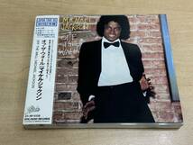 【23342-b】CD マイケル・ジャクソン オフ・ザ・ウォール ステッカー帯付き 来日記念盤_画像1