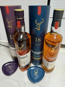 Glenfiddich グレンフィディック 15年*1本　Glenfiddich グレンフィディック 18年*1本