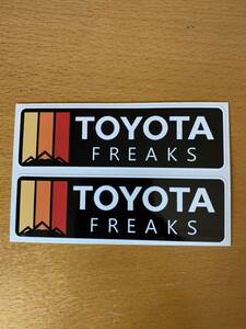 Toyota freaks トヨタフリークス　海外限定　小　2枚