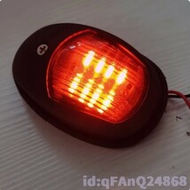 Cs2795: 2個 セット LED ボート 信号 ランプ ライト ナビゲーション 照明 ヨット 船 アクセサリー 赤 緑 色 トレーラー 12V 24V 船舶_画像6