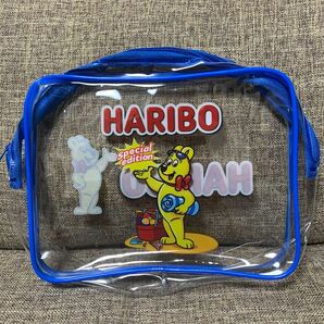 ハリボー HARIBO ビニールポーチ ポーチ 小物入れ 未使用新品 非売品 ノベルティ キャラクター グッズ サマーポーチ ベア