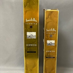 未開栓 古酒 ★Inniskillin イニスキリン ICE WINE 2003年 375ml 10.5％ ★1998年 200ml 11.0％ オークエイジド ヴィダル 2本セットの画像1