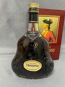 未開栓 古酒 Hennessy ヘネシー XO 金キャップ クリアボトル 箱付 700ml 40% コニャック ブランデー【001】