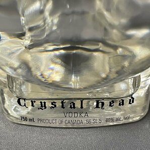 未開封 古酒 クリスタルヘッド ウォッカ / Crystal head VODKA 750ml 40% スピリッツ / The Skull Vodkaの画像9