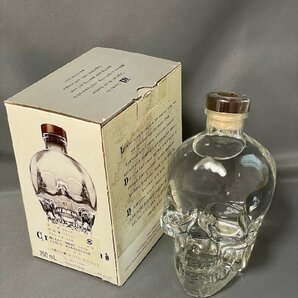 未開封 古酒 クリスタルヘッド ウォッカ / Crystal head VODKA 750ml 40% スピリッツ / The Skull Vodkaの画像4