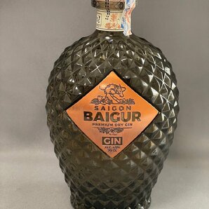 未開封 古酒 サイゴン バイガー プレミアム ドライ ジン 700ml 43% 箱無し SAIGON PREMIUM DRY GIN BAIGURの画像1