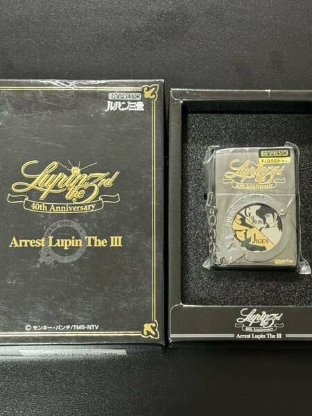 zippo Lupin the 3rd 40th Anniversary NO.4 ルパン三世 40周年記念 2007年製 立体メタル 手錠 チェーン 次元 五右衛門 モンキーパンチ