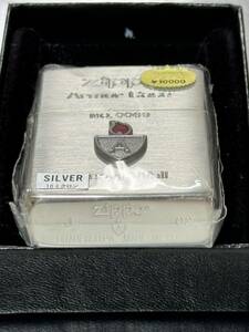 zippo アーマー SILVER 10ミクロン 希少 初年度 Armor Case 限定品 初期型 2002年製 立体メタル 銀メッキ シリアルナンバー NO.0069