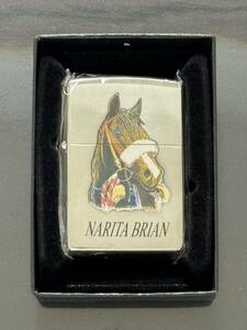 zippo NARITA BRIAN 限定品 ナリタブライアン 年代物 1998年製 JRA 年代物 両面デザイン 競馬 競走馬 5冠馬 シリアルナンバー NO.0591