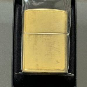 zippo GOLD Armor Case ゴールド アーマー 初期型 2005年製 Heavy Wall solid brass ソリッドブラス デットストック ケース 保証書の画像4