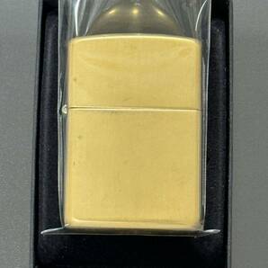 zippo GOLD Armor Case ゴールド アーマー 初期型 2005年製 Heavy Wall solid brass ソリッドブラス デットストック ケース 保証書の画像2