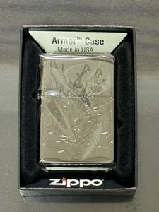 zippo 牙狼 アーマー ブラックチタン 限定品 GARO Armor Case BLACK TITAN 2011年製 両面刻印 黄金騎士 雨宮慶太 シリアルナンバー NO.028