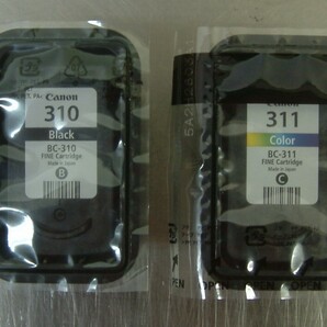 CANON 純正 FINEカートリッジ BC-310(ブラック) + BC-311(3色カラー)セットの画像1