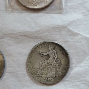 アメリカ トレードダラー 銀貨 1ドル銀貨 貿易ドル 1872年 その他の画像5