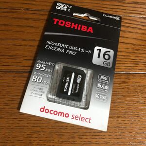 TOSHIBA microSD 16GB SDHC UHS-I カード